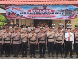 Peringati Hari Olahraga Nasional ke-43, Polres Murung Raya Gelar