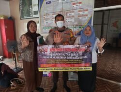 Bhabinkamtibmas Gencarkan Sosialisasi Larangan Pembakaran Hutan dan Lahan Di Juking Pajang