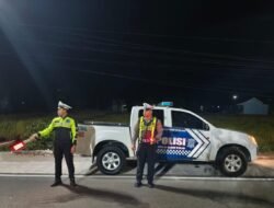 Antisipasi Balapan Liar, Satlantas Polres Kapuas Patroli malam