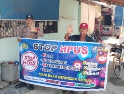 Cegah Penyebaran Hoaks Polsek Kapuas Hilir Rutin Laksanakan Sosialisasi Anti HPUS Kepada Masyarakat