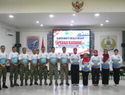 HUT ke-81 TNI, Kodaeral XII Bersama TNI Gelar Baktikes Operasi Katarak untuk Masyarakat