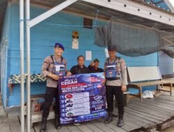Jaga Kondusifitas Perairan DAS Barito, Polres Barito Utara Rutin Gelar Patroli dan Sambang Polmas