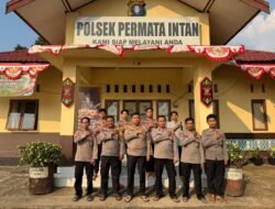 Plh Kapolres Murung Raya Kunjungi Polsek Permata Intan, Tekankan Pelayanan Humanis Hingga Kesiapsiagaan Karhutla