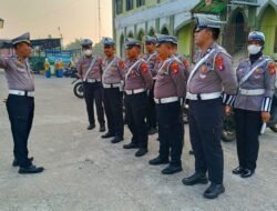 APEL PAGI SEBELUM BERTUGAS SATLANTAS POLRES KAPUAS
