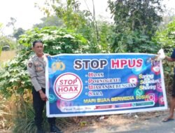 Cegah Hoaks Polsek Kapuas Hilir Rutin Laksanakan Sosialisasi Anti HPUS Kepada Masyarakat