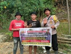 Bhabinkamtibmas Gencarkan Sosialisasi Larangan Karhutla Ke Warga Olung Muro