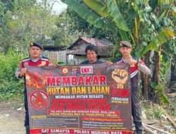 Cegah Asap Karhutla Makin Meluas, Polres Murung Raya Masifkan Sosialisasi ke Lapisan Masyarakat