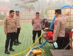 Siaga Karhutla, Polres Murung Raya Kerahkan Armada Mobil Patroli Karhutla
