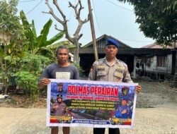 Tingkatkan Kesadaran Kebersihan Lingkungan, Satpolairud Imbau Masyarakat Pesisir Untuk Tidak Membuang Sampah Ke Sungai