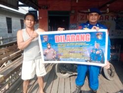Cegah Illegal Fishing, Satpolairud Polres Kapuas Imbau Hal Ini Pada Warga Pesisir DAS Kapuas.