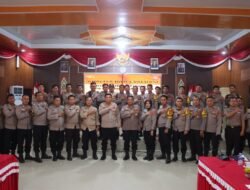 Plh Kapolres Murung Raya Pimpin Anev Bhabinkamtibmas, Perkuat Pencegahan Karhutla dari Tingkat Desa dan Kelurahan