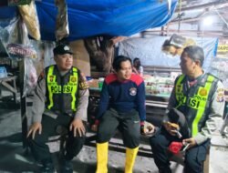 Giat Berikan Imbauan kantibmas kepada warga di lakukan Personil Polsek Kapuas Tengah.
