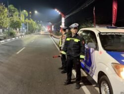 Antisipasi Balapan Liar, Satlantas Polres Kapuas Patroli malam