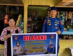 Cegah Illegal Fishing, Satpolairud Polres Kapuas Imbau Hal Ini Pada Warga Pesisir DAS Kapuas.