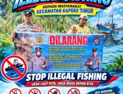 Cegah Perusakan Ekosistem Perairan, Polsek Kapuas Timur Sosialisasikan Bahaya Illegal Fishing untuk Keberlanjutan