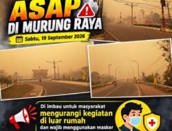 Waspada Kabut Asap, Polres Murung Raya Imbau Warga Jaga Kesehatan dan Kurangi Beraktivitas diluar Rumah