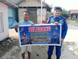 Cegah Illegal Fishing, Satpolairud Polres Kapuas Imbau Hal Ini Pada Warga Pesisir DAS Kapuas.