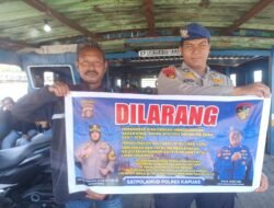 Cegah Illegal Fishing, Satpolairud Polres Kapuas Imbau Hal Ini Pada Warga Pesisir DAS Kapuas.