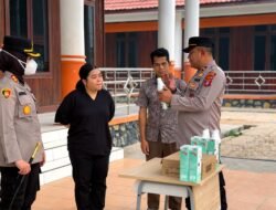 Bakti Kesehatan Polres Gunung Mas Bersama FIFGROUP Dan TRIO Motor, Salurkan Oksigen Portable dan Masker untuk Sekolah Rakyat