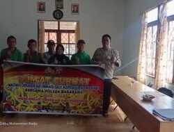 Untuk Menampung Aspirasi Masyarakat Polsek Basarang Melaksanakan Giat Jum’at Curhat Di Desa Basarang Jaya