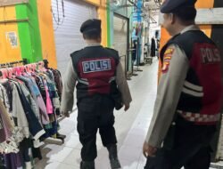 Satuan Samapta Polres Sukamara Intensifkan Patroli di Pasar Inpres Sukamara Demi Jaga Stabilitas Keamanan