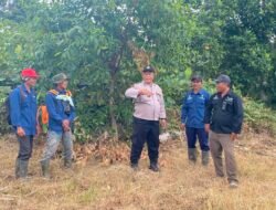 Cegah Terjadinya Karhutla, Anggota Polsek Basarang Lakukan Sosialisasi Secara Rutin