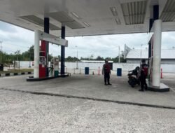 Sat Samapta Polres Sukamara Pantau SPBU, Jaga Keamanan Pelayanan Bahan Bakar