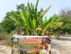 Cegah Terjadinya Karhutla, Anggota Polsek Basarang Lakukan Sosialisasi Secara Rutin