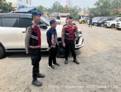 *Patroli Kota Presisi Satsamapta Polres Bartim Amankan Jalannya Ibadah di Gereja GKE Efata*