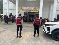 *Tim Patroli Presisi Amankan Jalannya Peresmian Resort dan Sinode di Gereja GKE Efata*