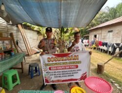 *Polsek Awang Bangun Kedekatan dengan Warga, Sosialisasikan Zona Integritas Menuju Pelayanan Polri yang Bersih**