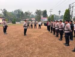*Apel Siaga On Call Karhutla Polres Bartim, 70 Personel Disiagakan Pantau Kamtibmas dan Titik Api**