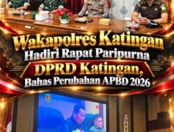 Wakapolres Katingan Hadiri Rapat Paripurna DPRD Katingan, Bahas Perubahan APBD 2026