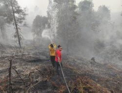 Akses Sulit dan Minim Air, 32 Personel Gabungan Padamkan Karhutla 6 Hektare di Kurun