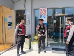 Sat Samapta Polres Sukamara Tingkatkan Kewaspadaan Nasabah saat Beraktivitas di BNI Sukamara
