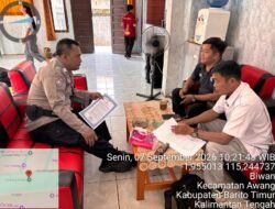 *Cegah Karhutla, Bhabinkamtibmas Biwan Ingatkan Warga tentang Larangan dan Sanksi Pembakaran Lahan*