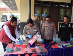 Polres Kapuas Ungkap 5 Kasus Sabu, 17 Paket Narkotika Diamankan