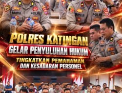 Polres Katingan Gelar Penyuluhan Hukum, Tingkatkan Pemahaman dan Kesadaran Personel