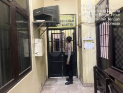 *Pastikan Keamanan Rutan, Satsamapta Polres Bartim Rutin Cek Ruang Tahanan dan Pantau CCTV*
