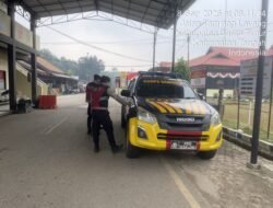 *Serah Terima Piket Patroli R4, Satsamapta Polres Bartim Pastikan Kendaraan Siap Operasional*