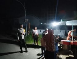 *KRYD Malam Hari, Polsek Pematang Karau Perkuat Patroli dan Sampaikan Pesan Kamtibmas*