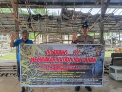 *Cegah Karhutla, Polsek Patangkep Tutui Ingatkan Warga Pulau Padang Bahaya Membakar Lahan*