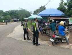 *Satlantas Bartim Patroli di Simpang 45, Cegah Street Crime dan Premanisme*