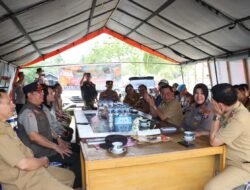 Perkuat Sinergi Penanganan Karhutla, Kapolres Kapuas Bersama Bupati Tinjau Posko BPBD
