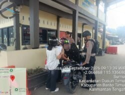 *Cegah Gangguan Keamanan, Satsamapta Polres Bartim Perketat Sterilisasi Isi Jok Kendaraan Roda Dua*