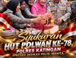 Syukuran HUT Polwan ke-78, Polres Katingan Apresiasi Dedikasi Polisi Wanita