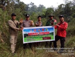 *Sinergi Bhabinkamtibmas dan Tim Patroli Terpadu Cegah Karhutla di Taniran**