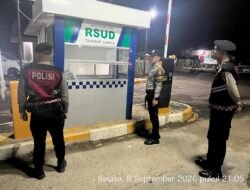Satsamapta Berikan Imbauan Kamtibmas di Lingkungan RSUD Tamiang Layang