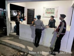 Patroli Perintis Presisi Pantau Keamanan di RSUD Tamiang Layang