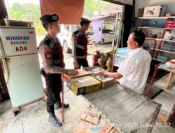 *Tim Patroli Presisi Kenalkan Layanan Call Center 110 kepada Pemilik Toko dan Kios**